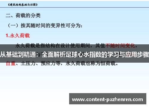 从基础到精通：全面解析足球心水指数的学习与应用步骤