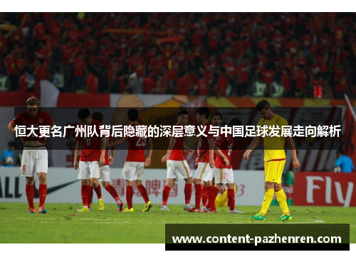 恒大更名广州队背后隐藏的深层意义与中国足球发展走向解析