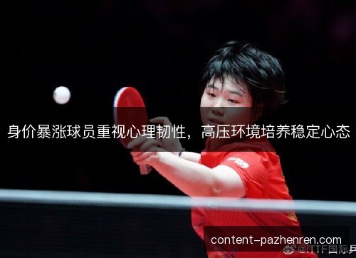 身价暴涨球员重视心理韧性，高压环境培养稳定心态